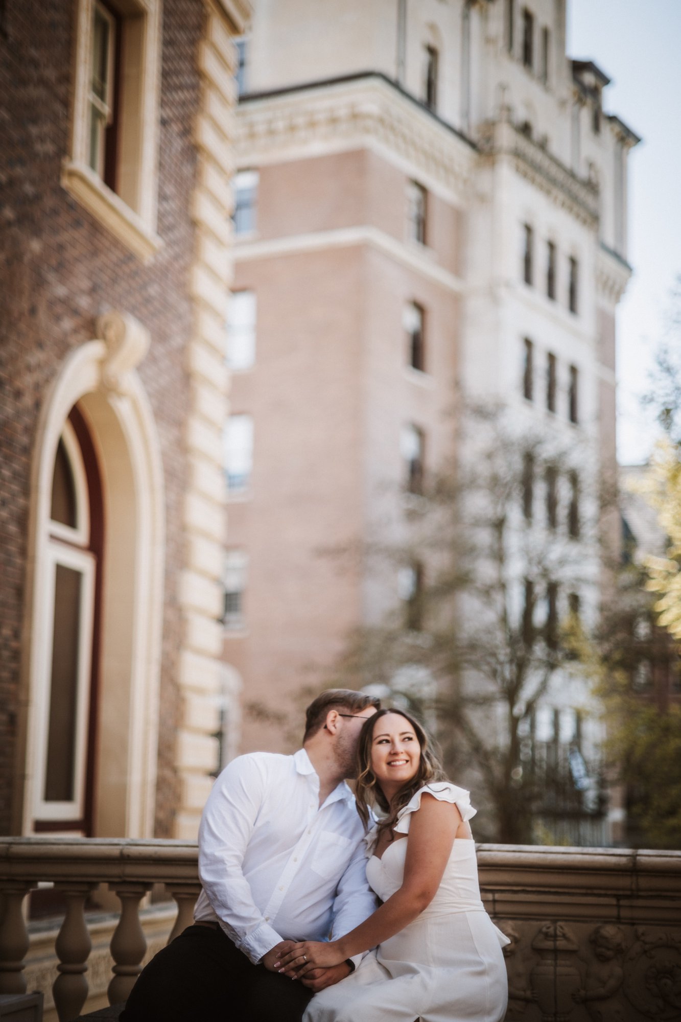 Brennan & Ade engagement · Downtown Victoria