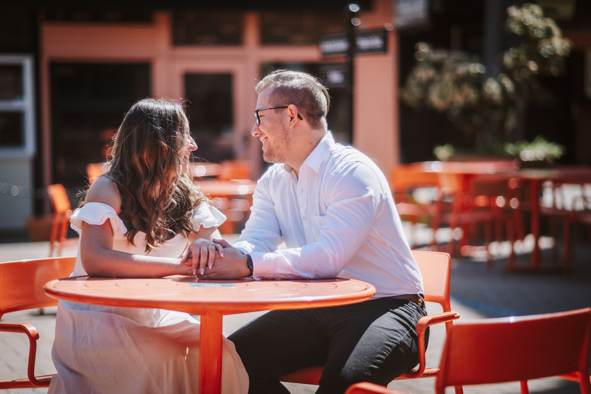 Brennan & Ade engagement · Downtown Victoria