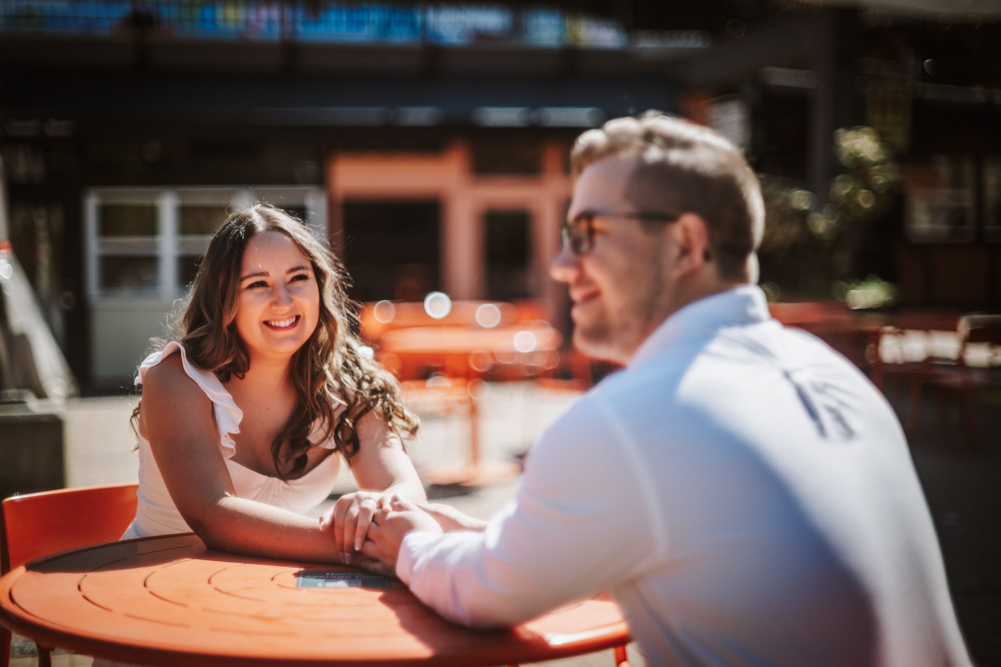 Brennan & Ade engagement · Downtown Victoria