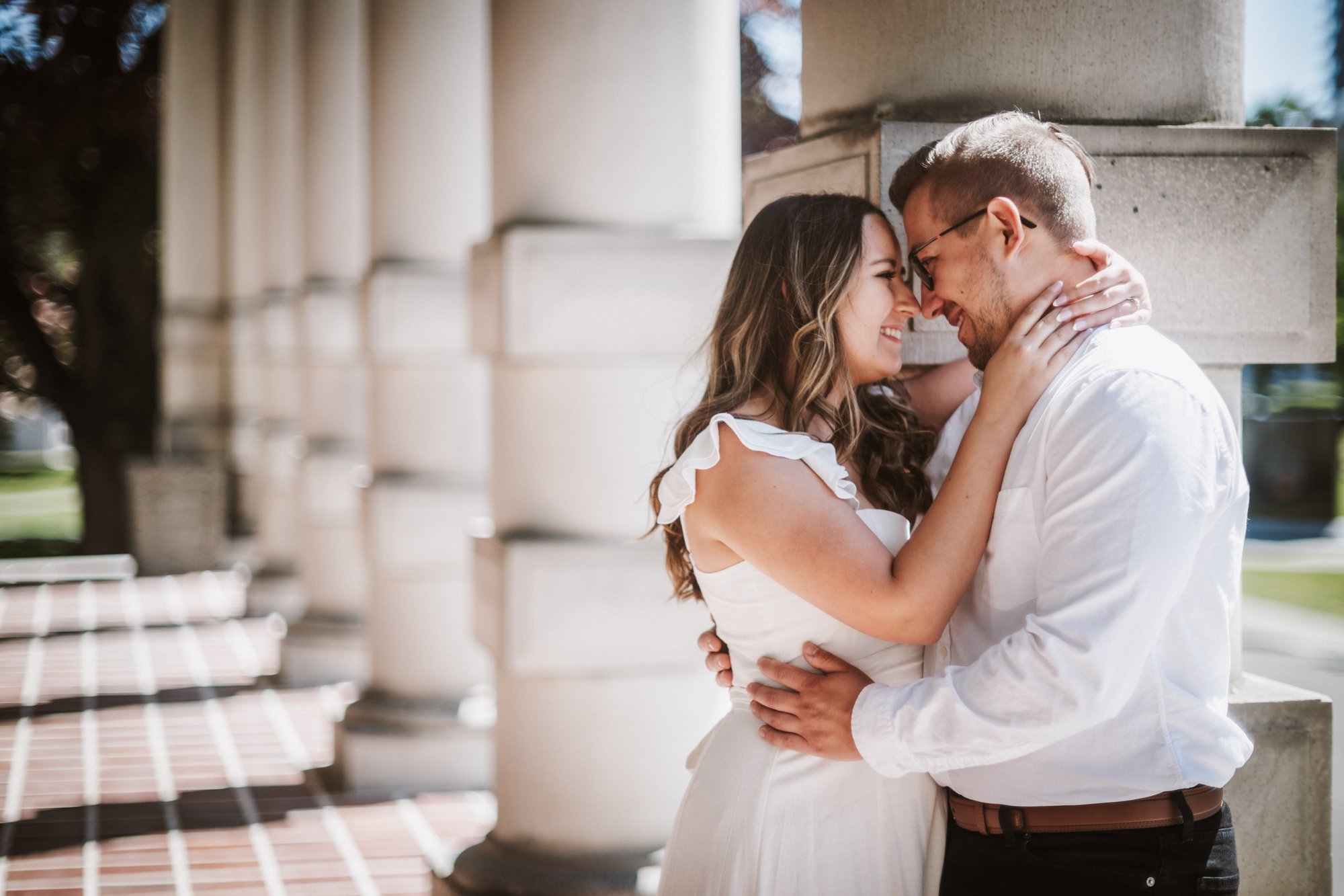 Brennan & Ade engagement · Downtown Victoria