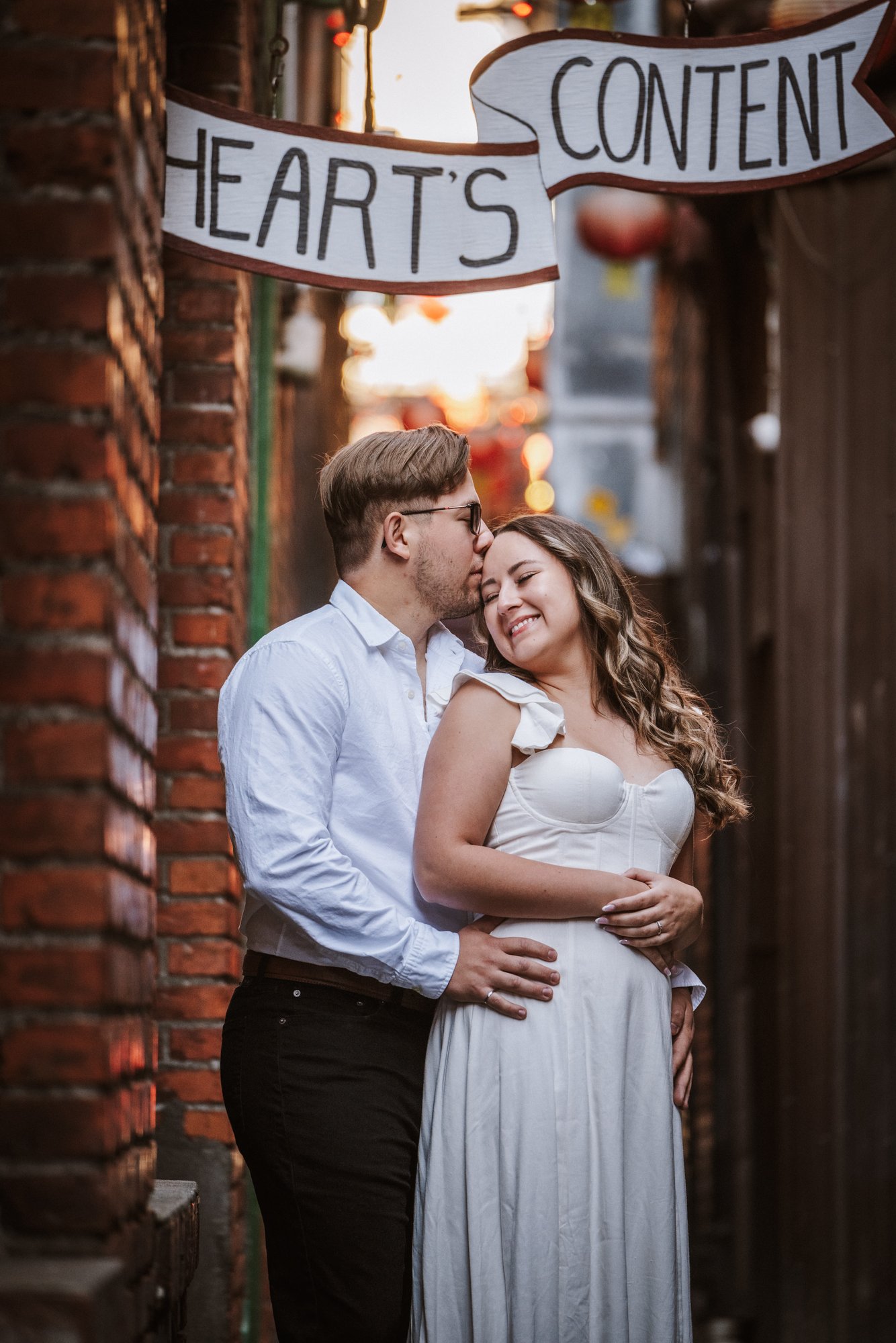 Brennan & Ade engagement · Downtown Victoria