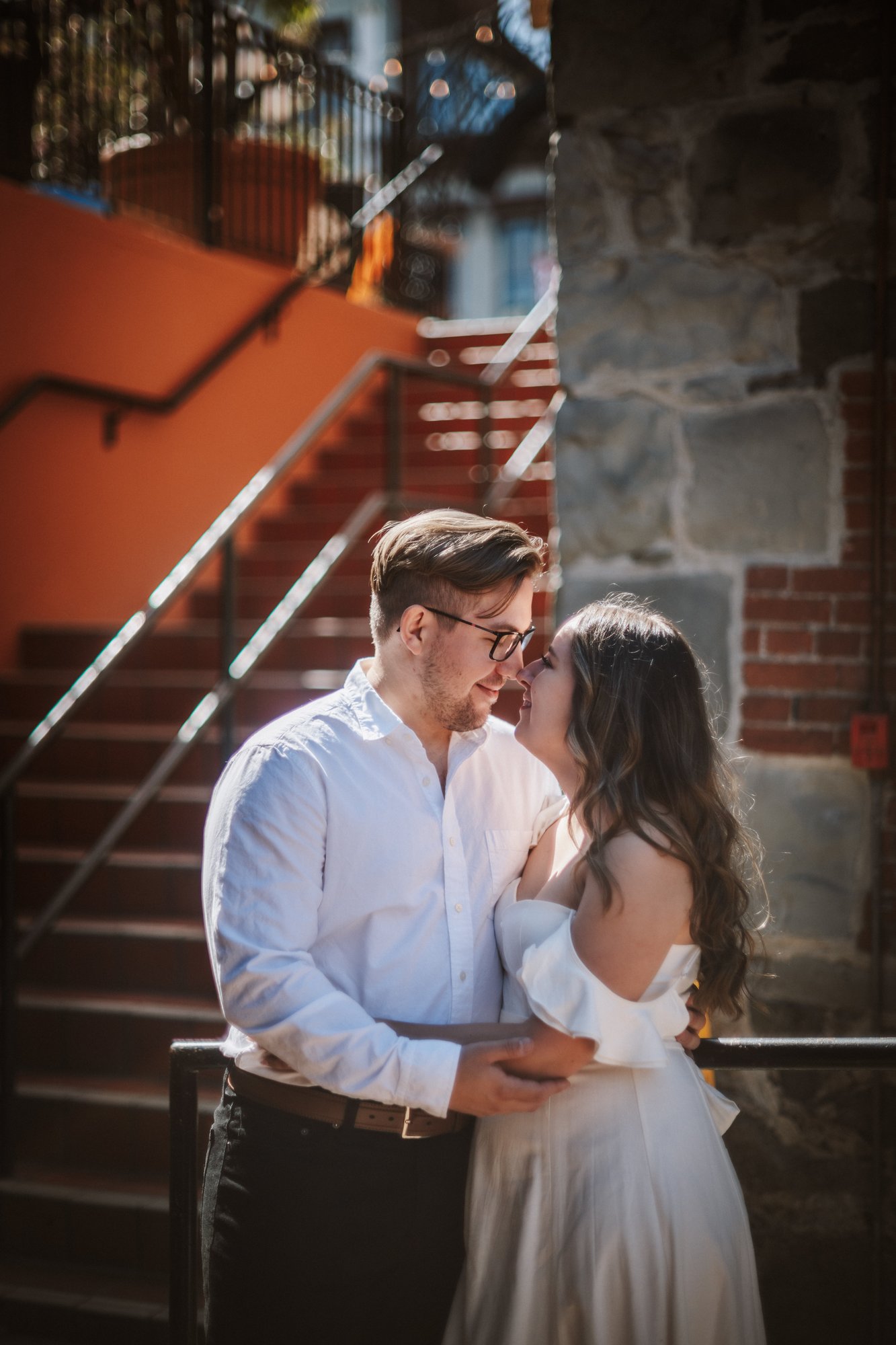 Brennan & Ade engagement · Downtown Victoria