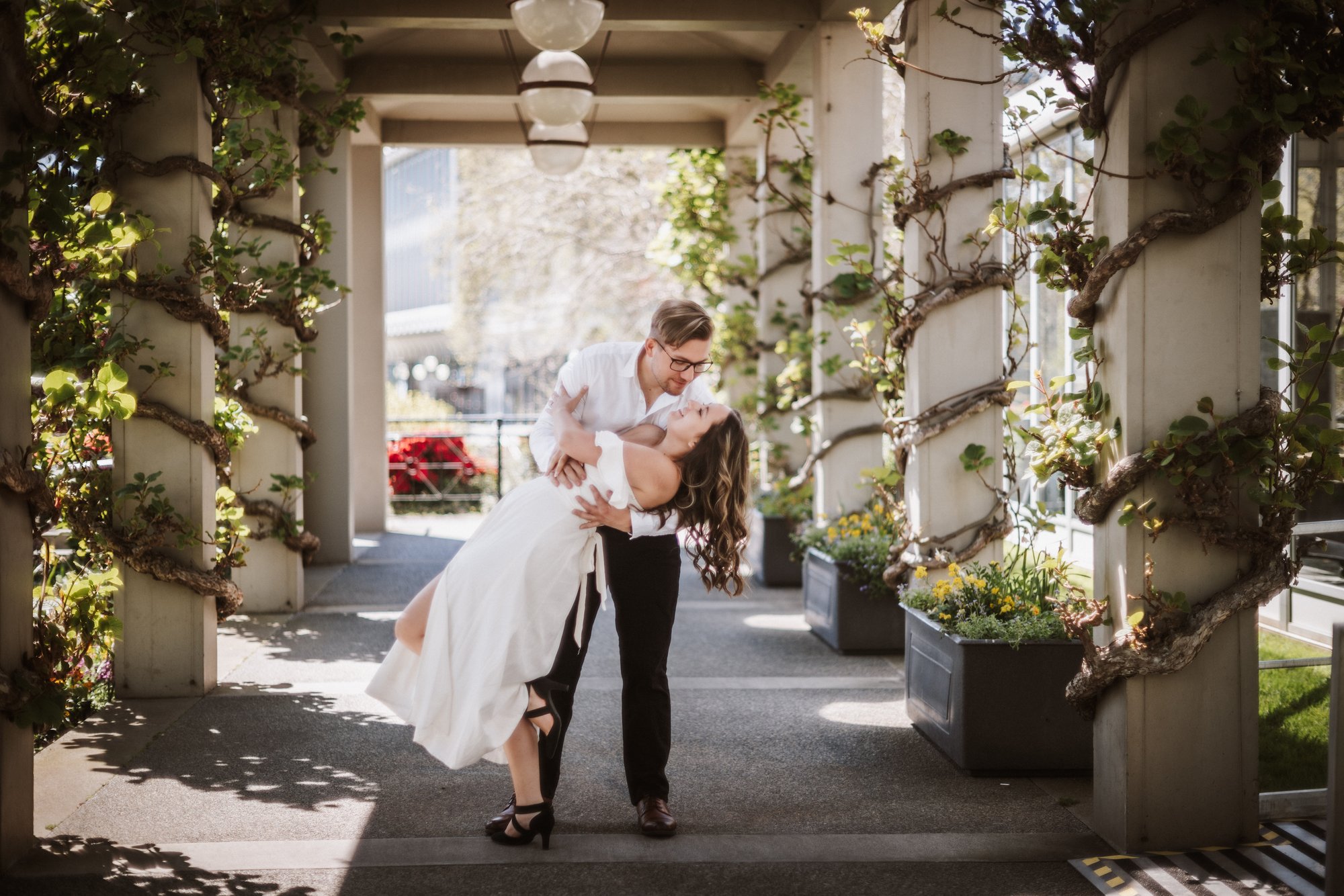 Brennan & Ade engagement · Downtown Victoria