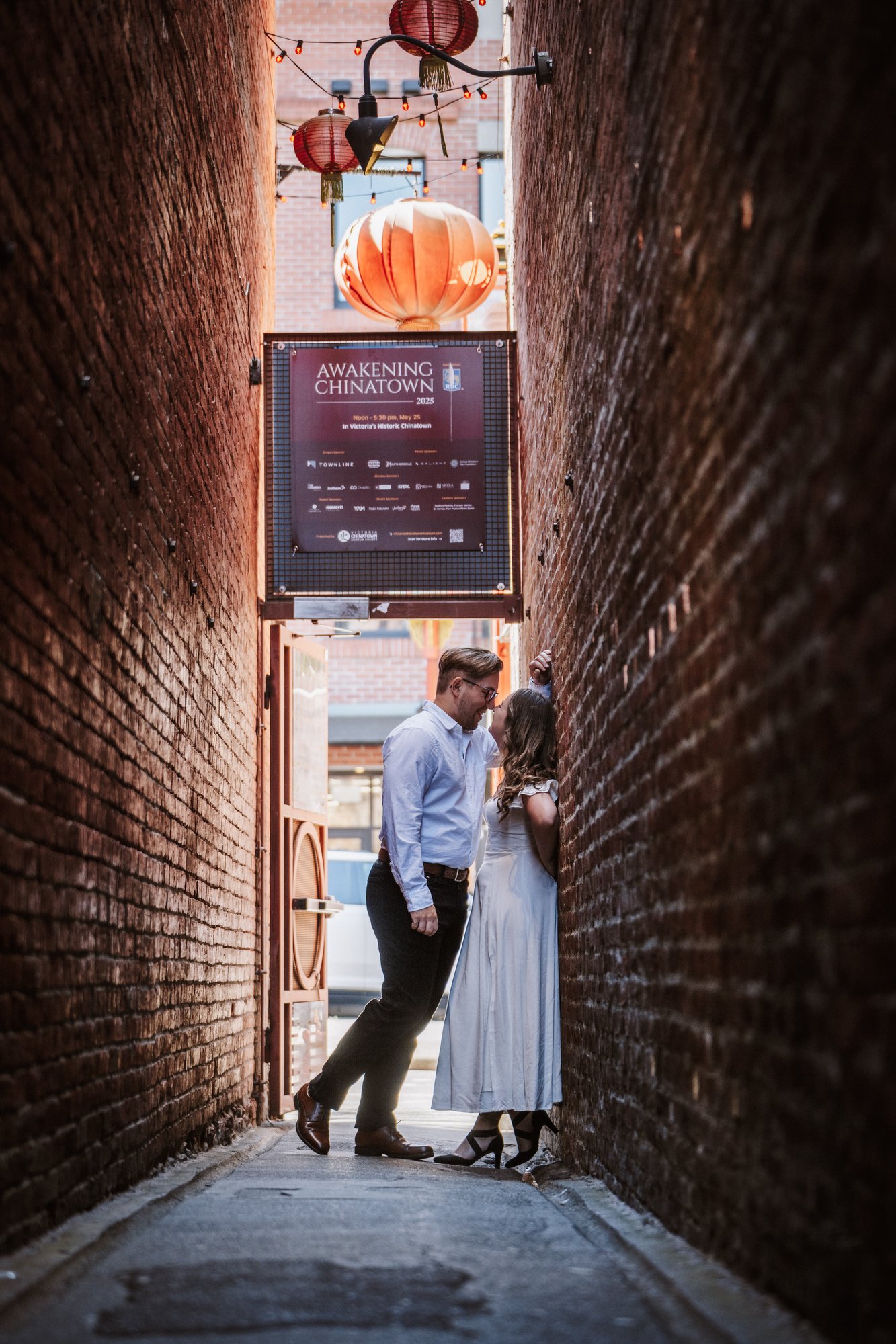 Brennan & Ade engagement · Downtown Victoria