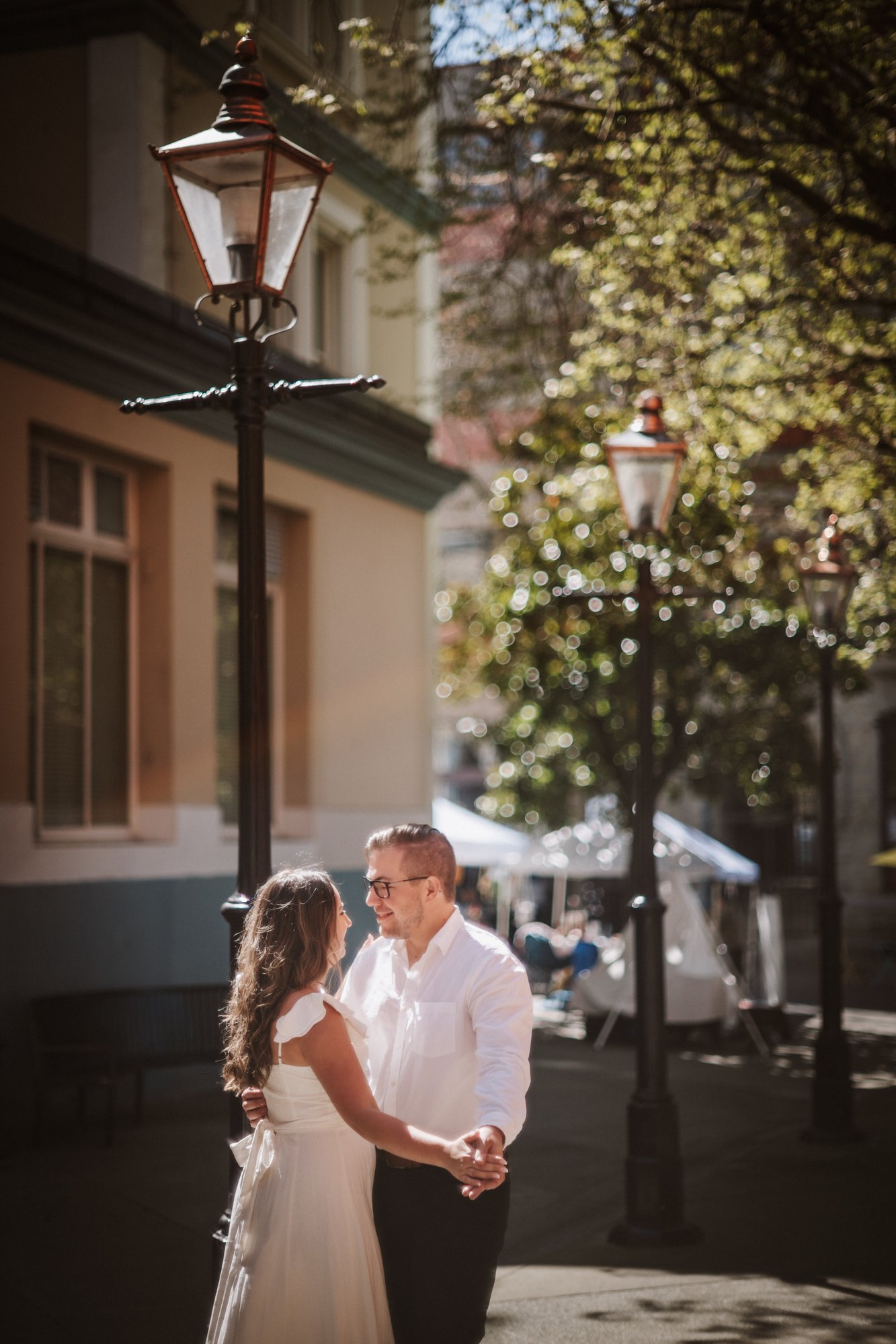 Brennan & Ade engagement · Downtown Victoria