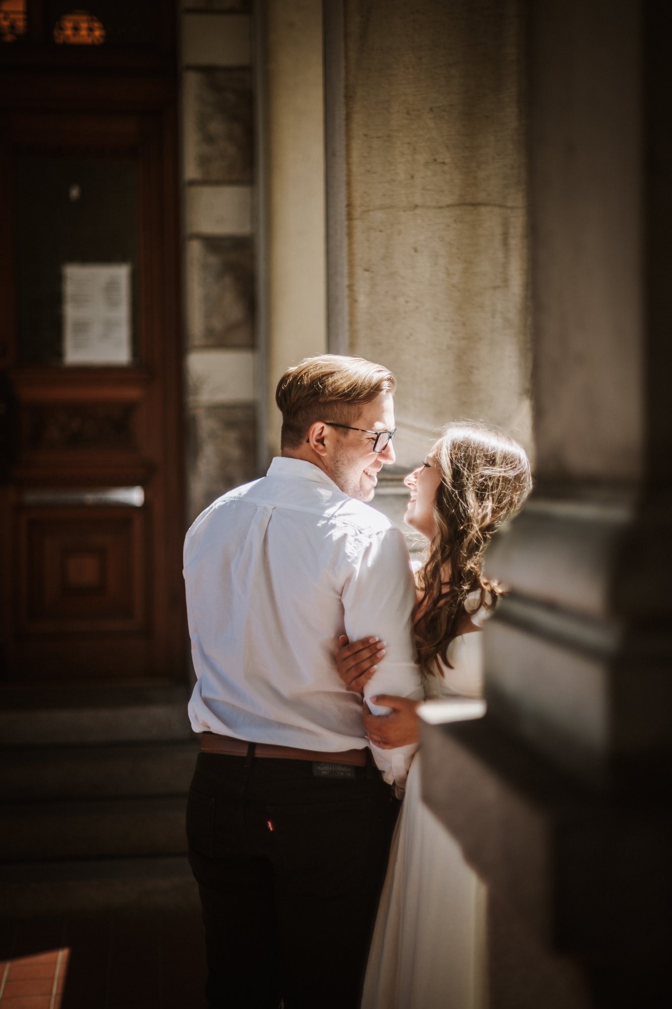 Brennan & Ade engagement · Downtown Victoria