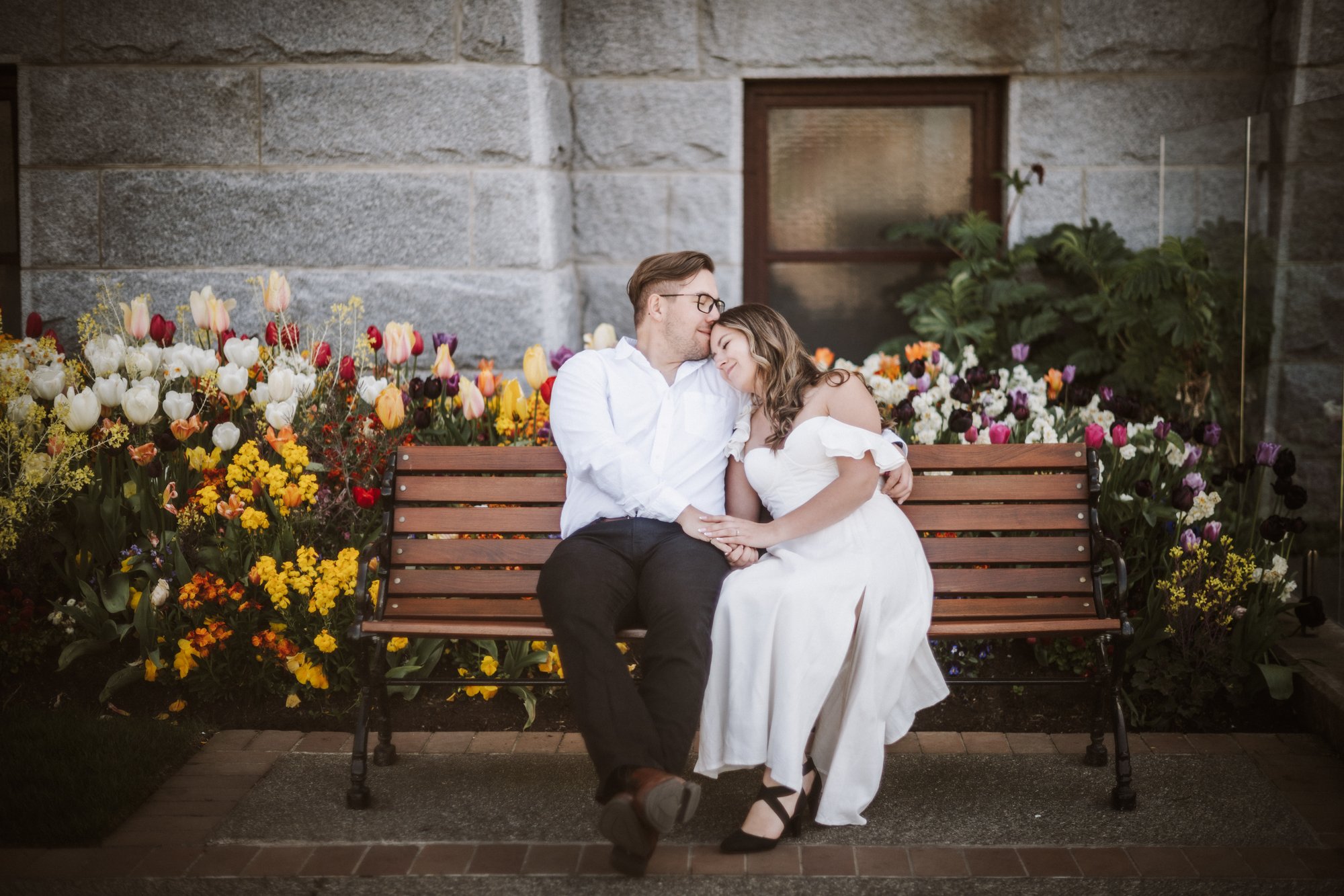 Brennan & Ade engagement · Downtown Victoria
