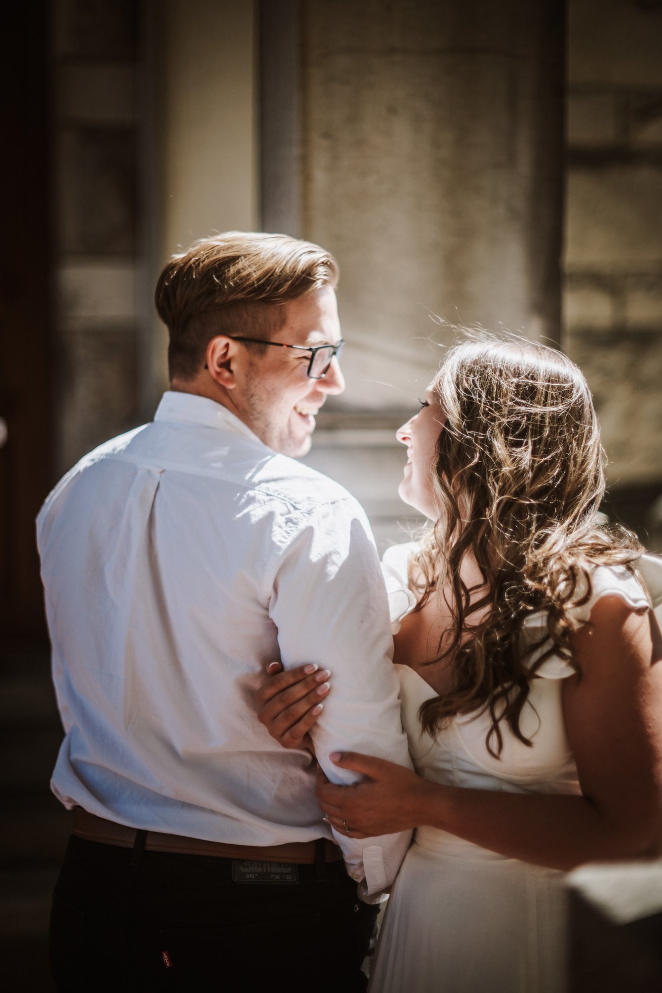Brennan & Ade engagement · Downtown Victoria