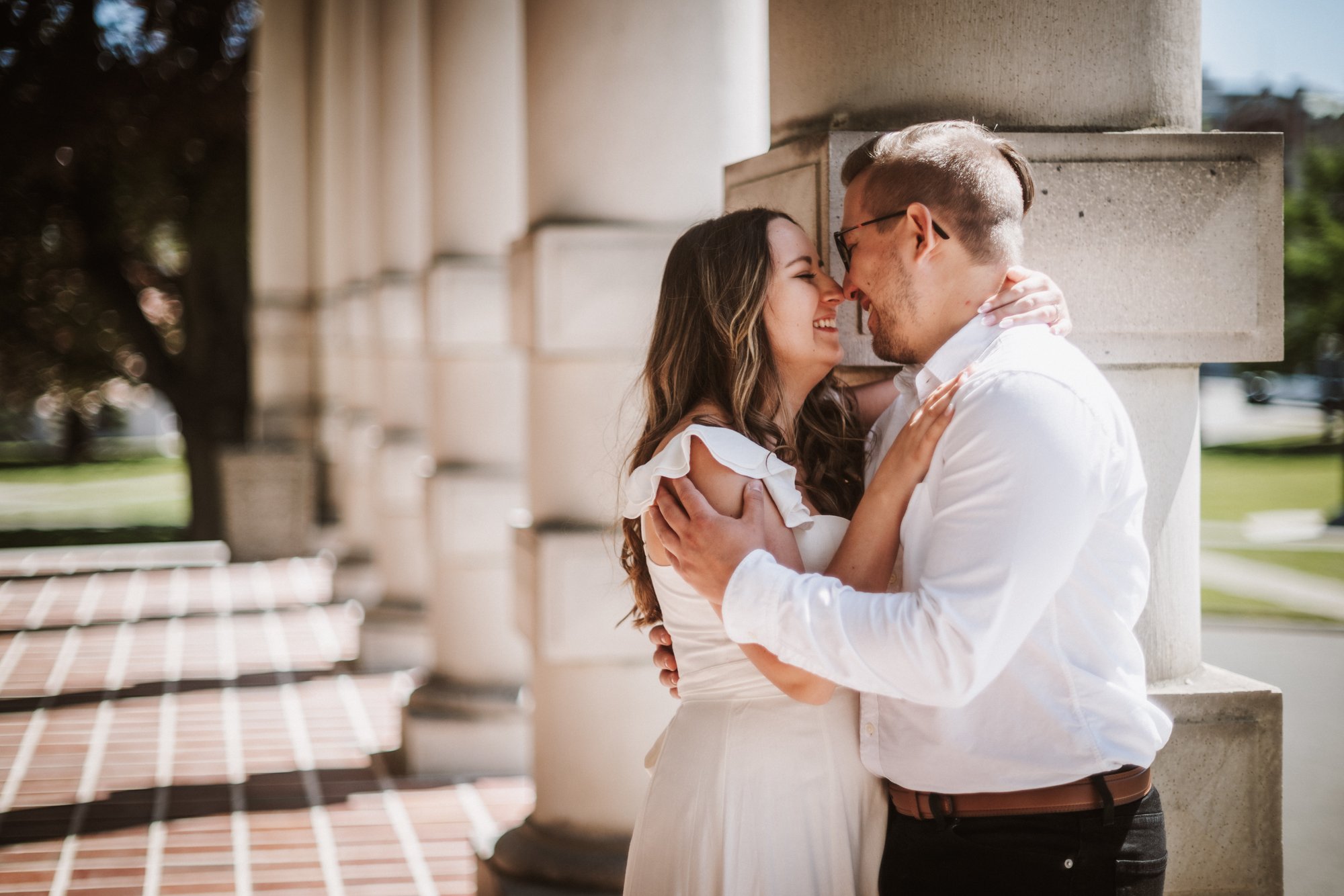 Brennan & Ade engagement · Downtown Victoria