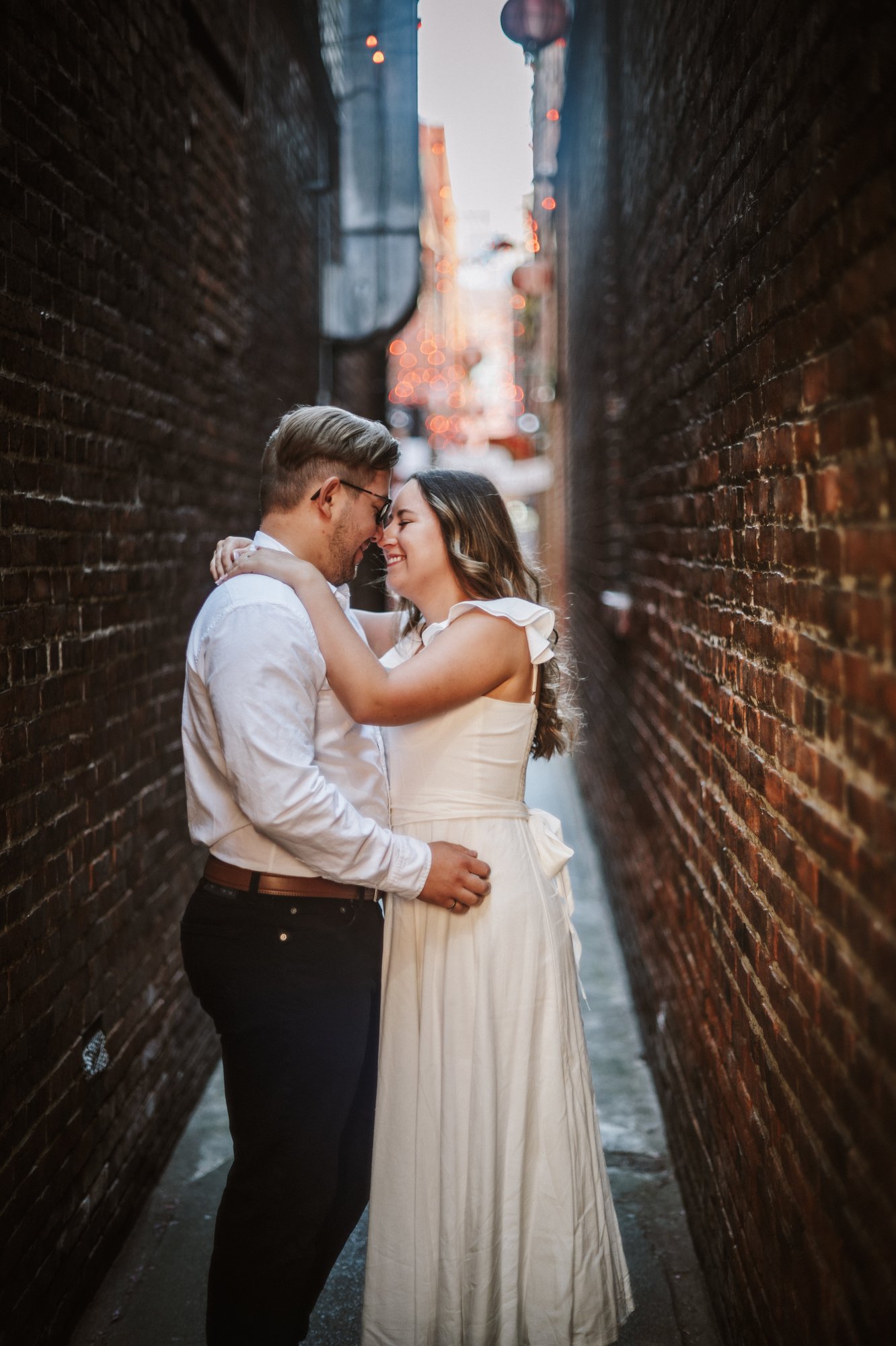 Brennan & Ade engagement · Downtown Victoria