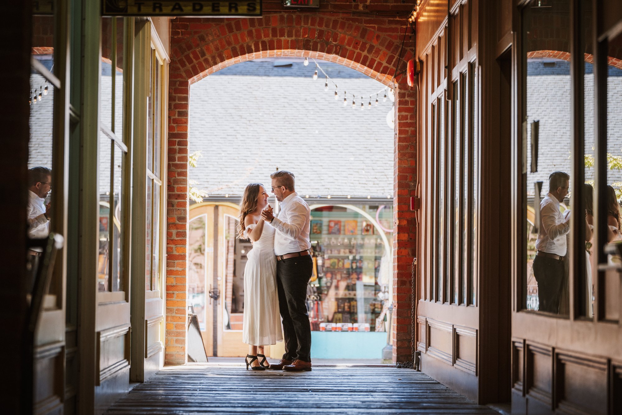 Brennan & Ade engagement · Downtown Victoria