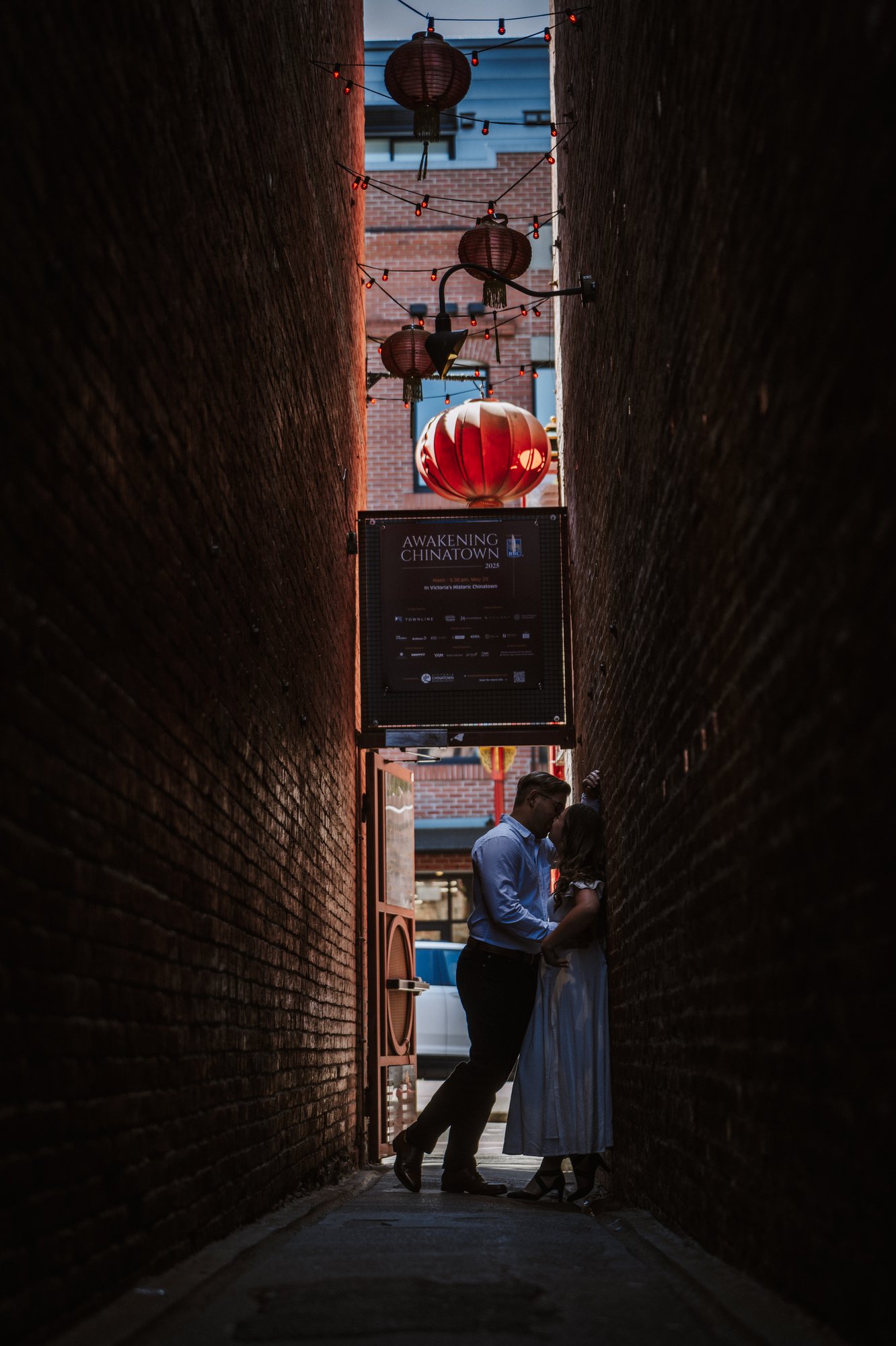 Brennan & Ade engagement · Downtown Victoria