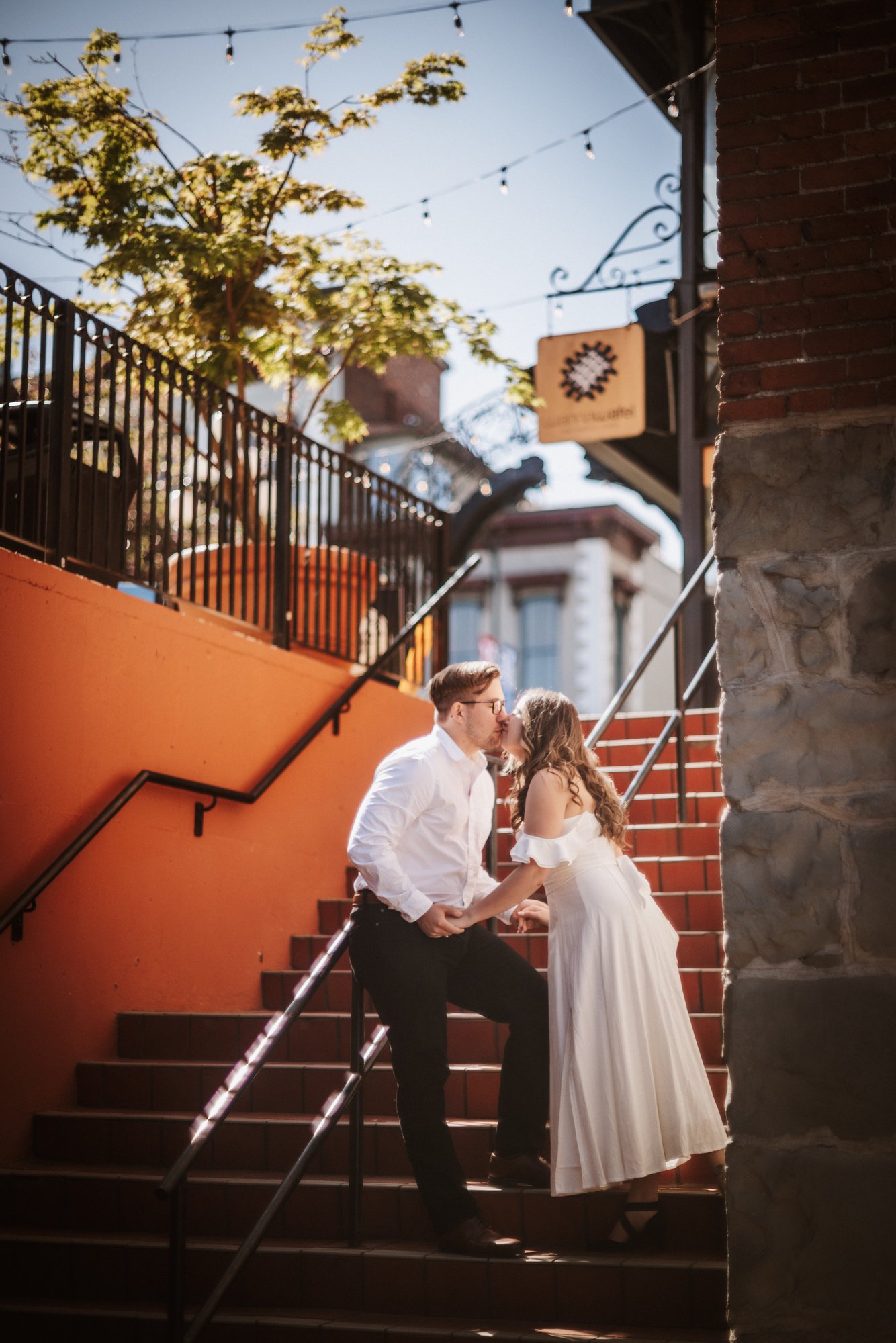 Brennan & Ade engagement · Downtown Victoria