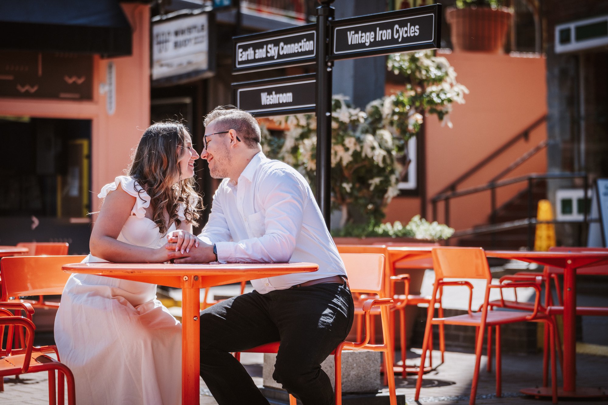 Brennan & Ade engagement · Downtown Victoria
