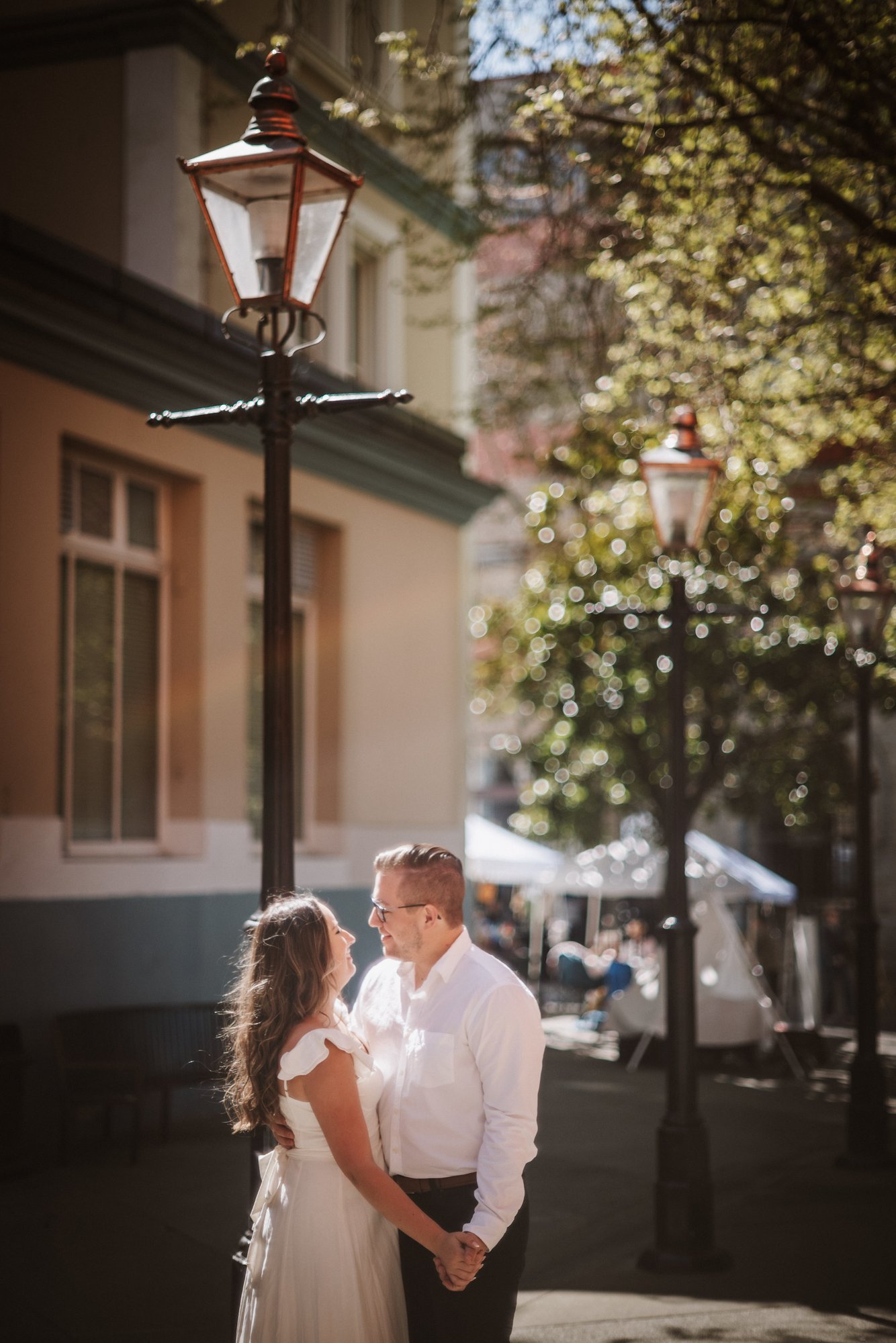 Brennan & Ade engagement · Downtown Victoria