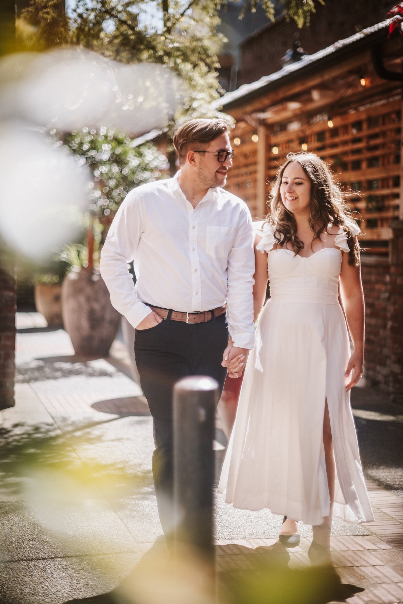 Brennan & Ade engagement · Downtown Victoria