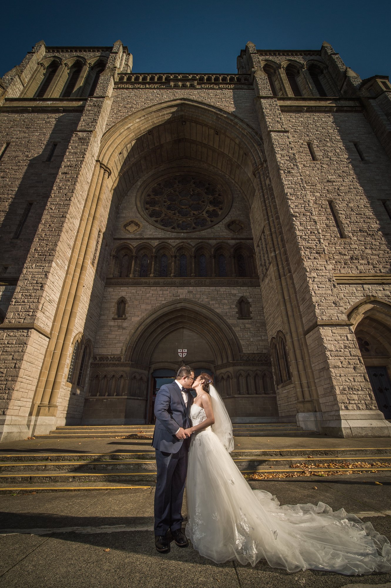 James and Juliana together on a bright autumn day in Victoria