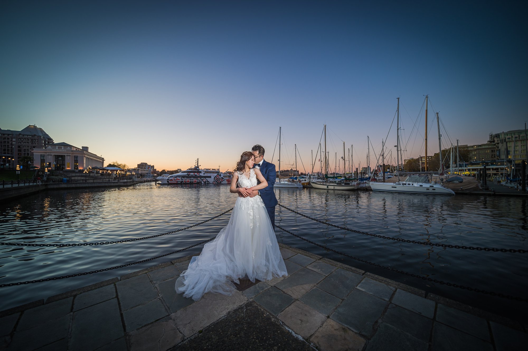 James and Juliana together on a bright autumn day in Victoria