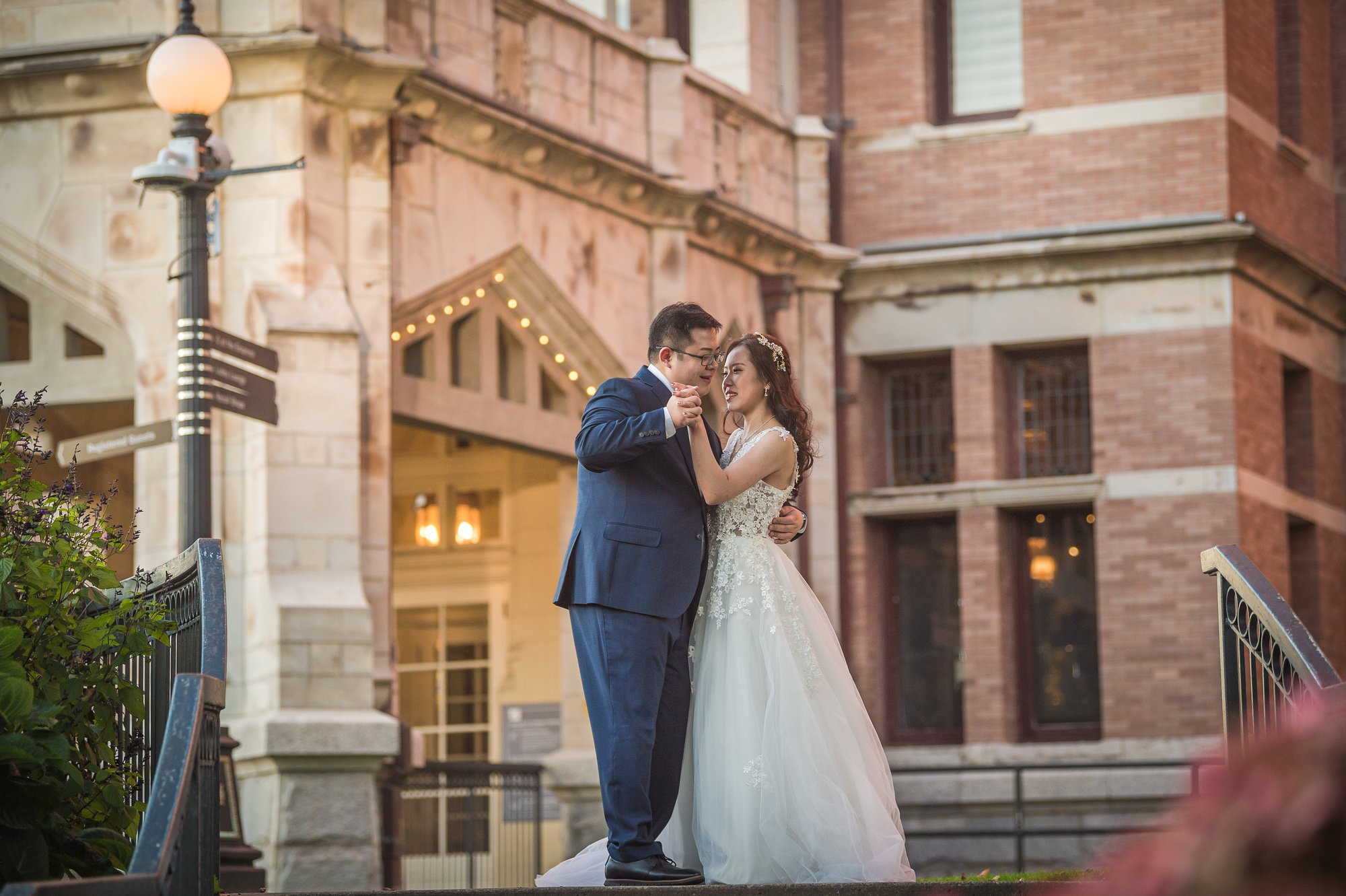 James and Juliana together on a bright autumn day in Victoria