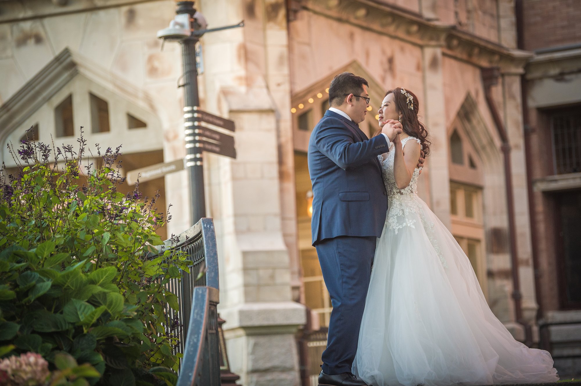 James and Juliana together on a bright autumn day in Victoria