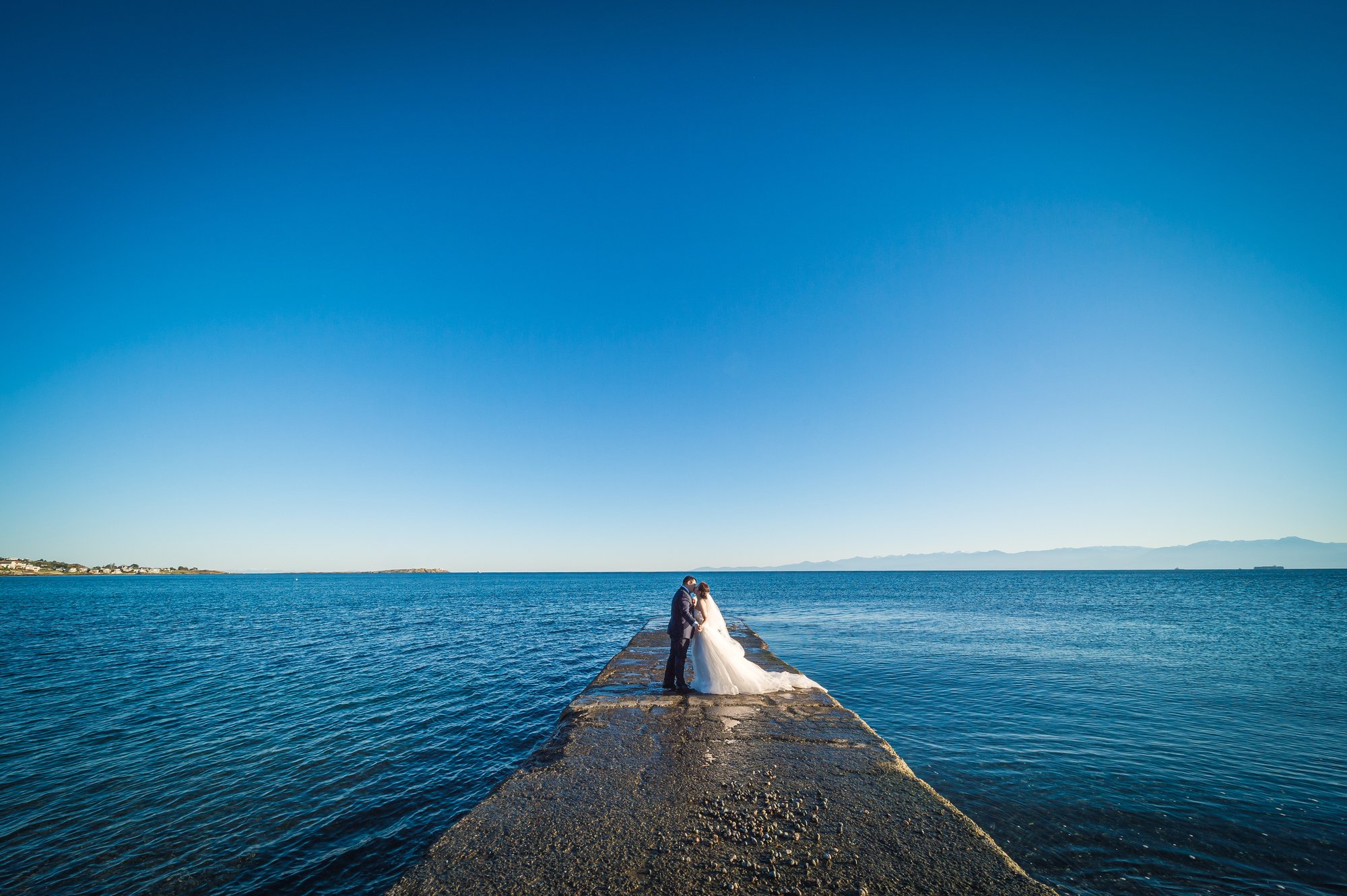 James and Juliana together on a bright autumn day in Victoria