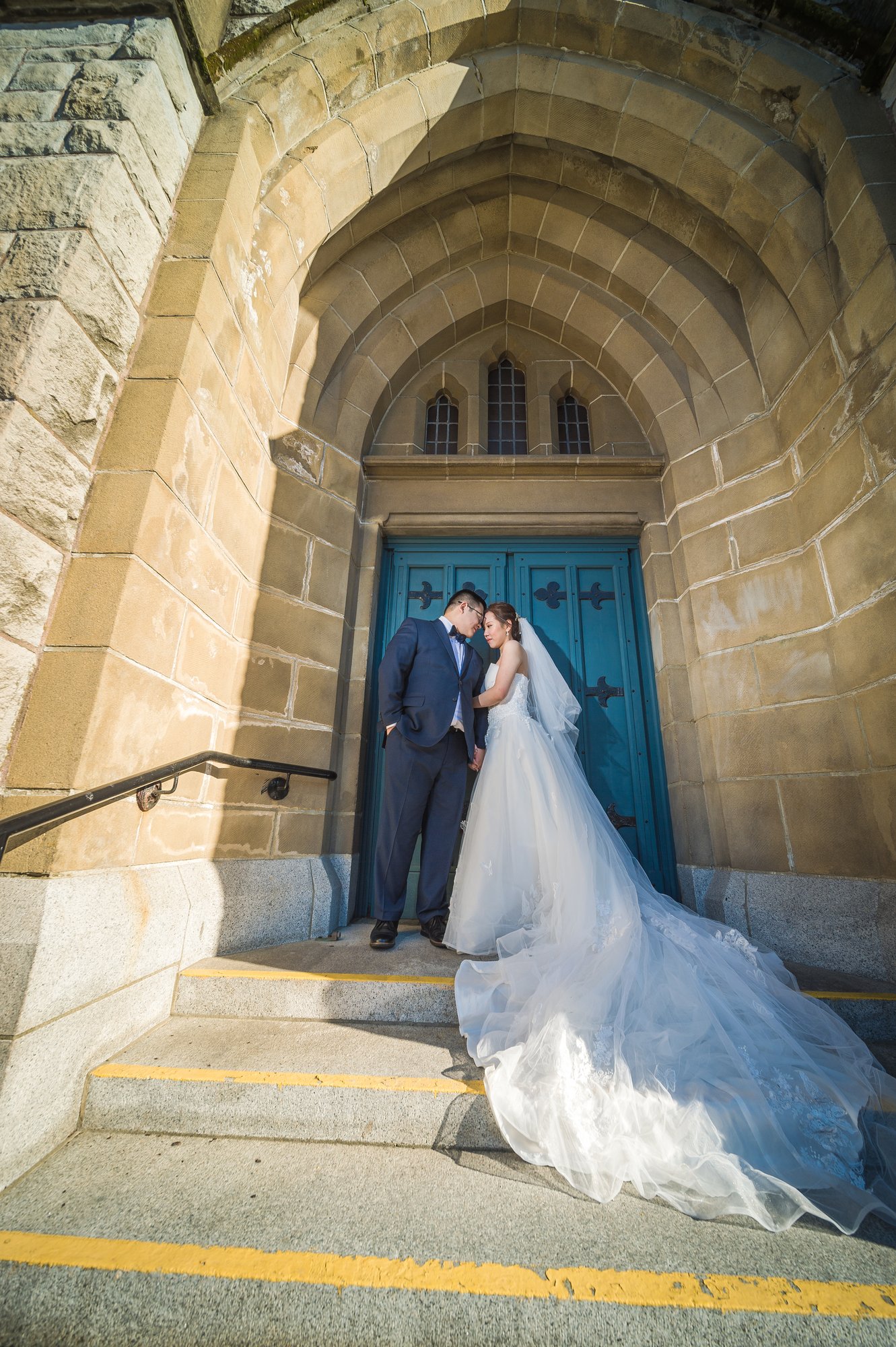 James and Juliana together on a bright autumn day in Victoria