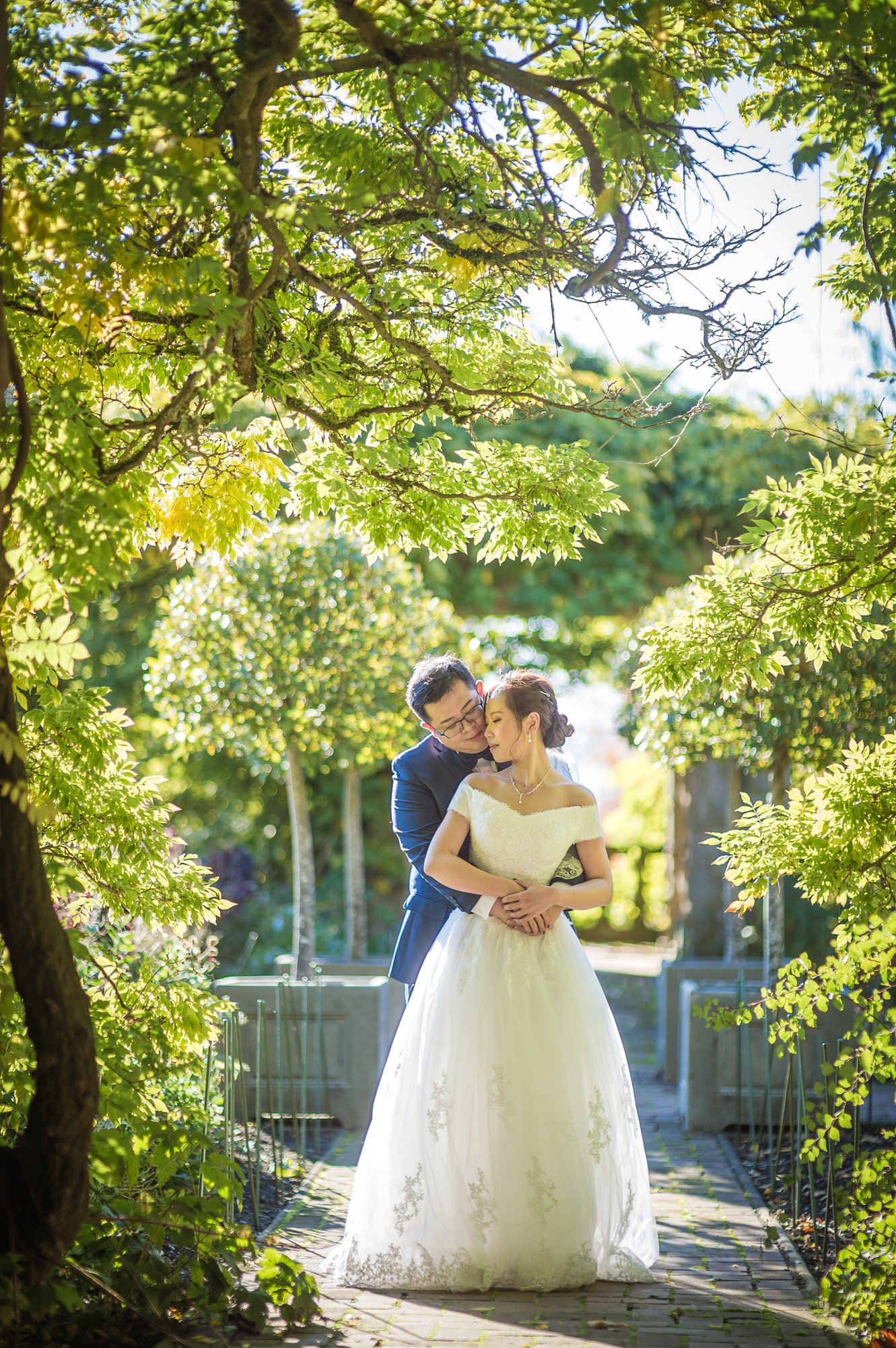 James and Juliana together on a bright autumn day in Victoria