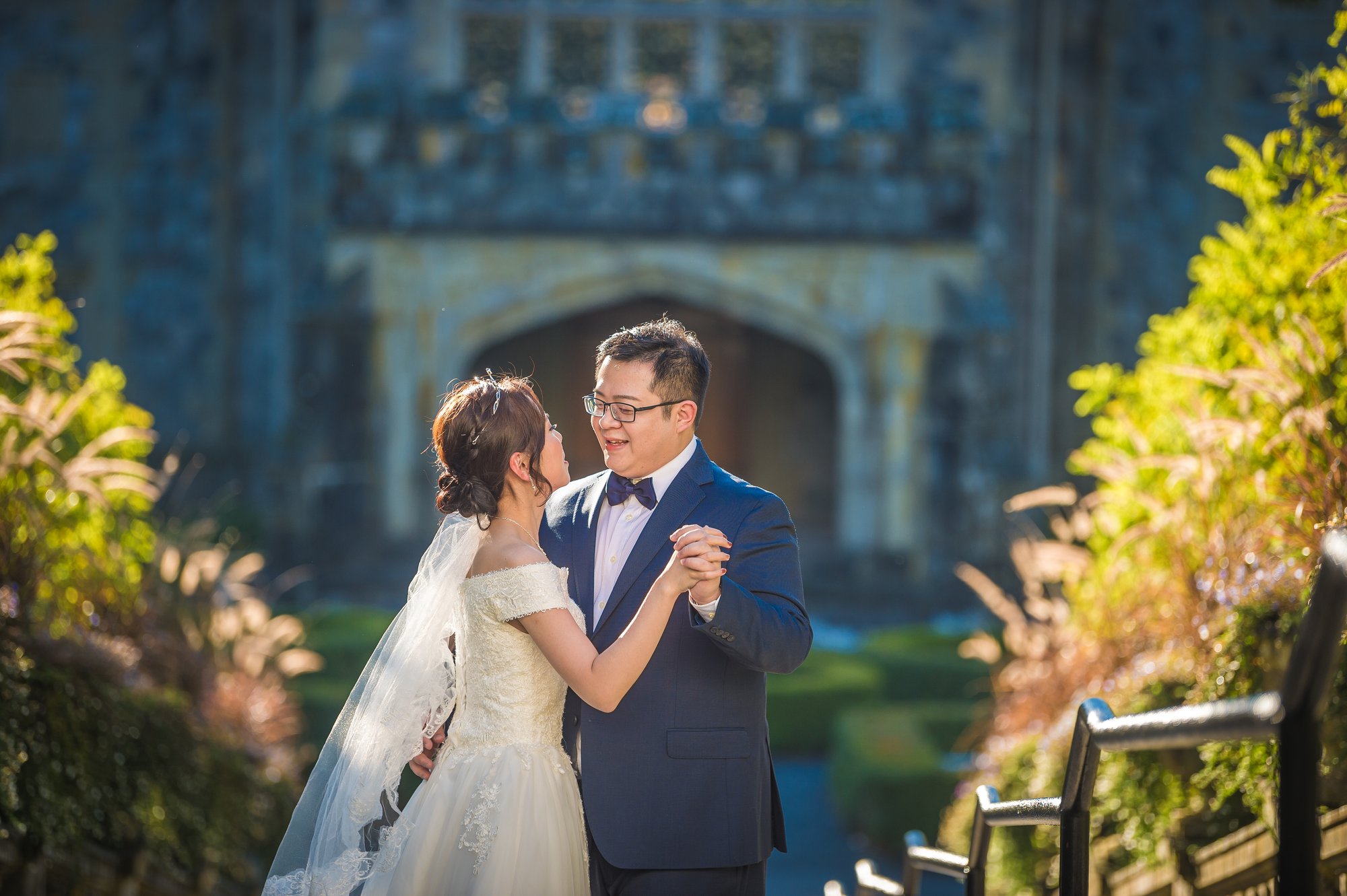 James and Juliana together on a bright autumn day in Victoria