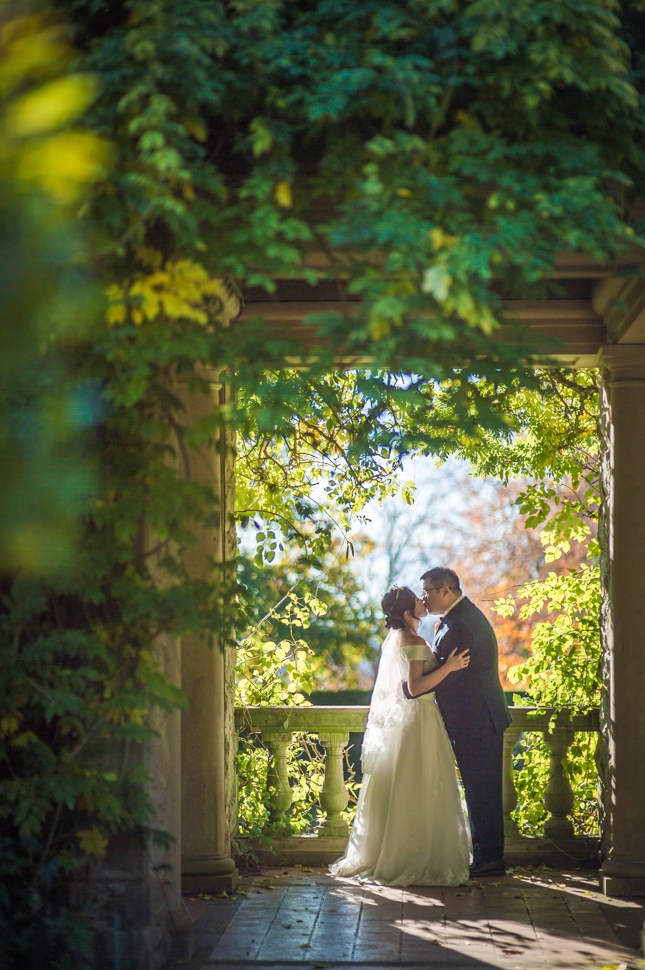 James and Juliana together on a bright autumn day in Victoria
