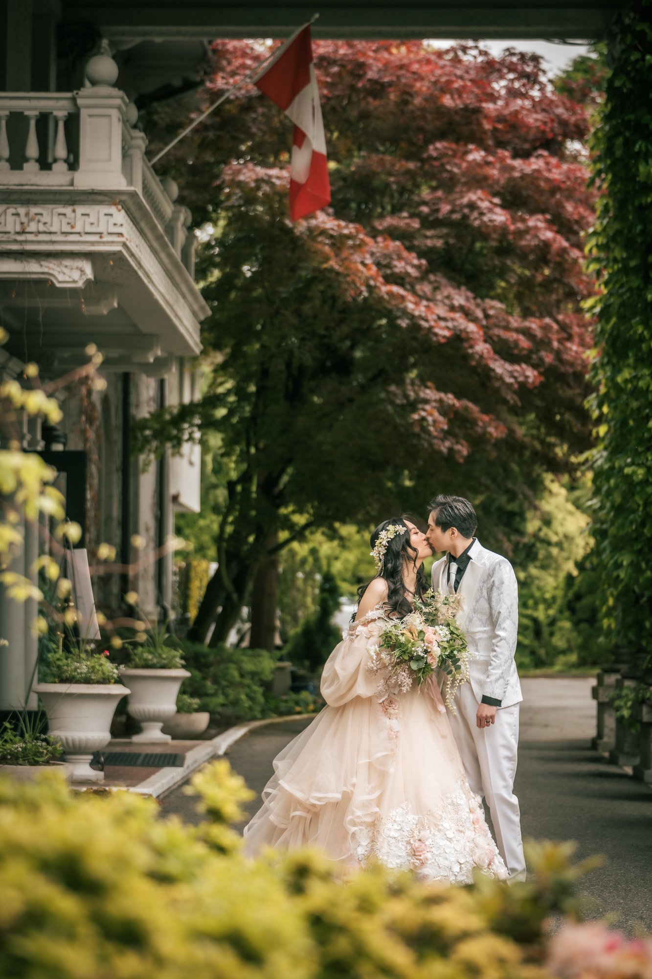 Marina and Franco wedding at Hycroft Manor, Vancouver