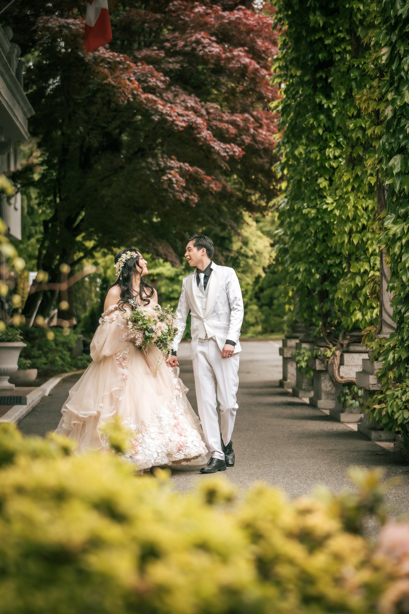 Marina and Franco wedding at Hycroft Manor, Vancouver