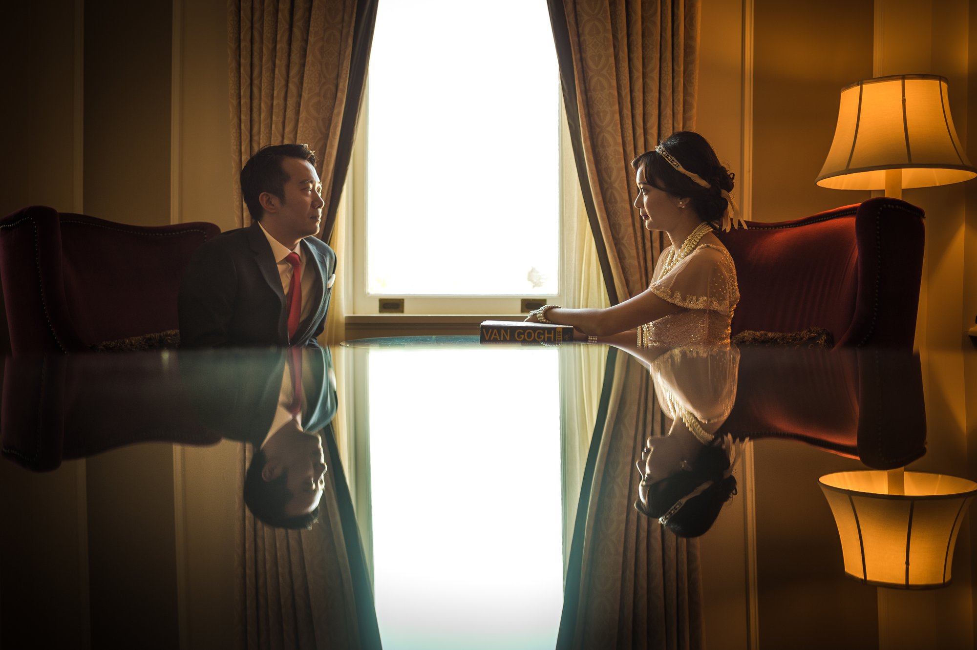 Shine and Dave together during their pre-wedding session in Victoria, BC
