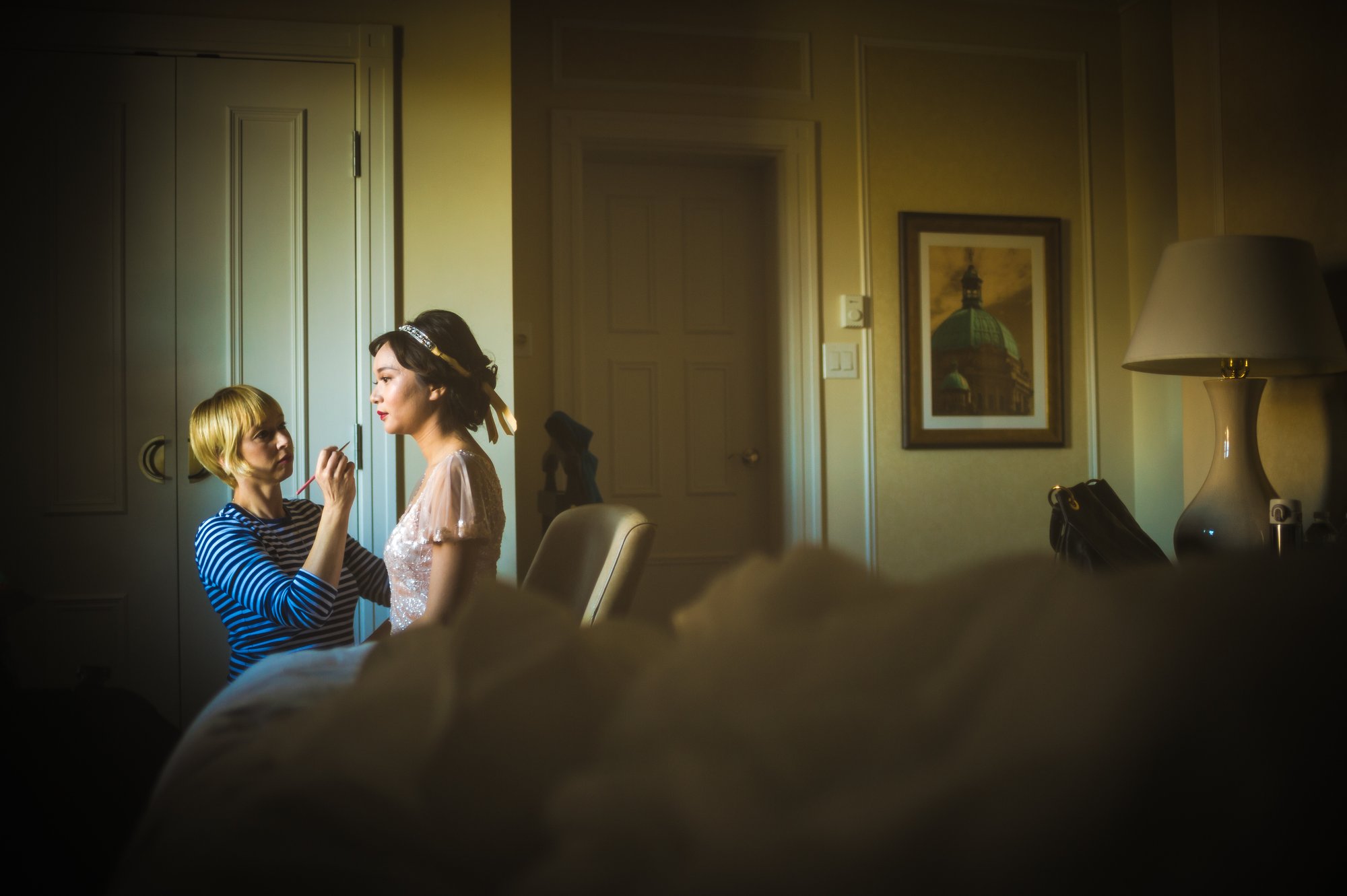 Shine and Dave together during their pre-wedding session in Victoria, BC